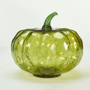 Διακοσμητικό Φωτιστικό LED Με Μπαταρία (Φ20x17) K-M Pumpkin Green ADG000260