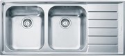 Franke Neptune NEX 621 Inox Νεροχύτης Ποδιά δεξιά 80cm
