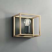 Φωτιστικό Τοίχου - Απλίκα I-Kimera-AP1 E27 22,5x20x20cm Black-Gold Luce Ambiente Design