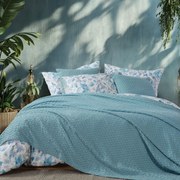 Μαξιλαροθήκες Feraggio (Σετ 2τμχ) Petrol Nef-Nef Homeware 52 X 72 Βαμβάκι-Πολυέστερ