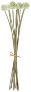 Τεχνητό Μπουκέτο Dandelion 21358 54cm White GloboStar Πολυαιθυλένιο