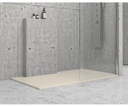 Ντουζιέρα ορθογώνια υψηλής αντοχής PIETRA Cream KARAG 80x160x2,5cm
