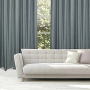 Κουρτίνα 2245 Με Τρουκς Dark Grey Das Home 140X270cm Πολυέστερ