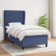 ΚΡΕΒΑΤΙ BOXSPRING ΜΕ ΣΤΡΩΜΑ ΜΠΛΕ 90X200 ΕΚ.ΥΦΑΣΜΑΤΙΝΟ 3127939