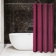 Κουρτίνα Μπάνιου Μονόχρωμη 2583 Bordo Greenwich Polo Club 180Πx240Υ 180x240cm Πολυέστερ