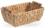 Καλάθι Romano 30Χ20Χ10 Natural Nef-Nef Υδροϋάκινθος