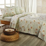 Σεντόνια Υπέρδιπλα (Σετ) Whitegg Romance R035/2 Βεραμάν ΧΩΡΙΣ ΛΑΣΤΙΧΟ 245x270