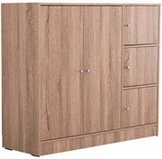 Ντουλάπι Matin HM2480.02 117x39,5x99,5cm Sonoma Μελαμίνη