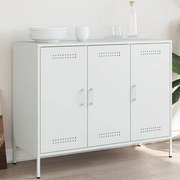 Ντουλάπι Λευκό 100,5x39x79 εκ. από Χάλυβα 843029