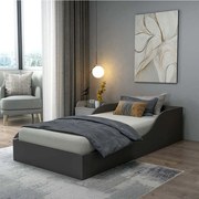 Κρεβάτι Oya 550ARN2514 94x193,6x44cm Anthracite Μονό