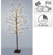 Διακοσμητικό δέντρο με 240 φωτάκια LED και ύψος 120cm - Θερμό Λευκό