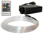 Οπτική Ίνα Με 100 Απολήξεις Και Remote Control Fib01 16W RGB Aca