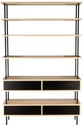 Ραφιέρα 185cm Ανοικτό Καφέ 2 Ντουλάπια Digos 424795 Eglo 424795