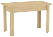 Τραπέζι Επεκτεινόμενο Quiin 184-000007 120/174x70x73,5cm Sonoma Μοριοσανίδα,Ξύλο