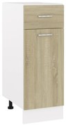 vidaXL Ντουλάπι με Συρτάρι Lyon Sonoma Δρυς 30x46x81,5 εκ. Επεξ. Ξύλο