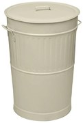 Κάδος Απορριμμάτων Retro 4868-703 Φ48x68cm 100lt Ivory Steel
