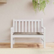 vidaXL Μαξιλάρι Πάγκου Κήπου Taupe 100x50x4 εκ. Ύφασμα Oxford