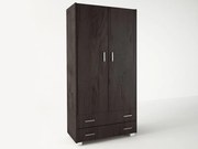 Ντουλάπα δίφυλλη σε χρώμα βέγγε 105x50x180
