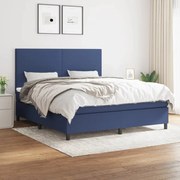 ΚΡΕΒΑΤΙ BOXSPRING ΜΕ ΣΤΡΩΜΑ ΜΠΛΕ 180X200 ΕΚ. ΥΦΑΣΜΑΤΙΝΟ 3141639