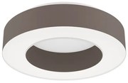 Πλαφονιέρα Φωτιστικό Οροφής LED 34W 3CCT Dimmable Τηλεχειριστήριο Guamare Eglo-39993-Καφέ 39993