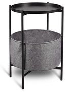 Τραπεζάκι Βοηθητικό Sue 2080102 45x61cm Black-Grey Mirrors &amp; More