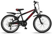Dakota MTB 22 Inch Boys 7SP Rim Brakes BlackAltec