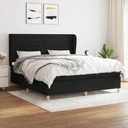 ΚΡΕΒΑΤΙ BOXSPRING ΜΕ ΣΤΡΩΜΑ ΜΑΥΡΟ 180X200 ΕΚ. ΥΦΑΣΜΑΤΙΝΟ 3128623