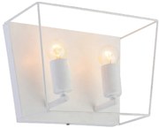 Διπλό φωτιστικό τοίχου Maven-Λευκό