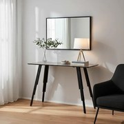 Κονσόλα Lifo MDF ανθρακί cement-μαύρο 120x40x75εκ 120x40x75 εκ.