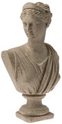 Διακοσμητική Προτομή Polyester Κοπέλα Μπεζ 18x10,7x31εκ. Zen Collection 25.21.51534