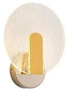 Απλίκα Φωτιστικό Τοίχου LED 8W Χρυσό Arte Στρογγυλό Illumina Volet 144-58014 Eurolamp 144-58014 Χρυσό
