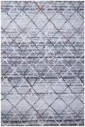 Σετ Χαλιά Κρεβατοκάμαρας 3Τμχ. Monza 8074/110 Grey-Multi Colore Colori ΣΕΤ (2 70x150 &amp; 70x220) Heatset Frize