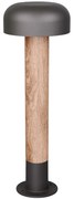 Φωτιστικό Δαπέδου Fraser 562560135 Φ19x54cm 1xE27 10W Wood Effect Natural-Anthracite Trio Lighting