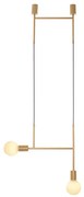 Φωτιστικό Οροφής Δίφωτο Aca Kyoto TNK852P38GD Gold