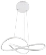 Φωτιστικό Οροφής Dexter 61050 Led 72W Φ53cm White GloboStar Αλουμίνιο