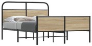 vidaXL Πλαίσιο Κρεβατιού Χωρ. Στρώμα Sonoma Δρυς 120x200εκ. Επ. Ξύλο