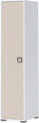 Γκαρνταρόμπα Riddle 1D-Λευκό-Sand - 44.00Χ56.00Χ198.00cm