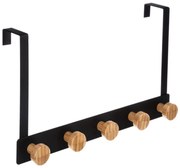 Κρεμάστρα Πόρτας 5 Θέσεων F-V Hooks Black 151570A