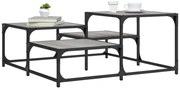 vidaXL Τραπεζάκι Σαλονιού Γκρι Sonoma 87,5x87,5x40 εκ. Επεξεργ. Ξύλο