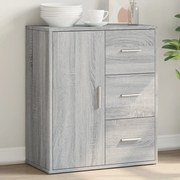 Βοηθητικό Ντουλάπι Γκρι Sonoma 60x31x70 εκ. Επεξεργασμένο Ξύλο 840476