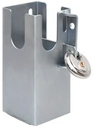vidaXL Κλειδαριά Κοτσαδόρου Ασημί 11 x 11 x 23,5 εκ. από Ατσάλι