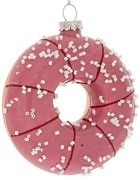 Χριστουγεννιάτικο Στολίδι Donuts 87586 8x2,5x9cm Pink
