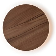 Φωτιστικό Τοίχου Με Mdf ZM1710LEDWDW Dark Brown Mdf,Μέταλλο