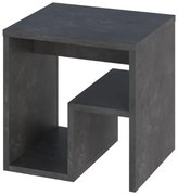 Τραπεζάκι Βοηθητικό - Κομοδίνο Bon 0253880 40x35x40cm Grey Retro
