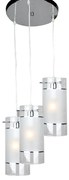 Φωτιστικό Κρεμαστο Aca FW50673 MANE Ασημί (Silver Coloured)