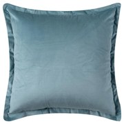 Βελουτέ Διακοσμητική Μαξιλαροθήκη (45x45) Silk Fashion A804 Σιέλ