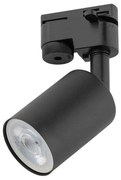 Σποτ Φωτιστικό Μονοφασικής Ράγας GU10 10W IP20 Tracer TK Lighting 5685 Μαύρο