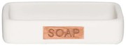 Σαπουνοθήκη Επικαθήμενη Polyresin Sealskin Pierra White 361870110