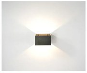 Απλίκα Φωτιστικό Τοίχου LED 9W W13CM Αλουμίνιο Luma Lighting 123-01454-17-black Μαύρο