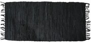 Δερμάτινο Χαλάκι 60x90cm Leather Flat Black San Lorentzo 1372BLACK